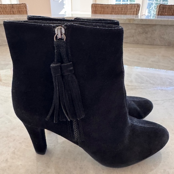 Anne Klein iflex black suede boots - Picture 2 of 10